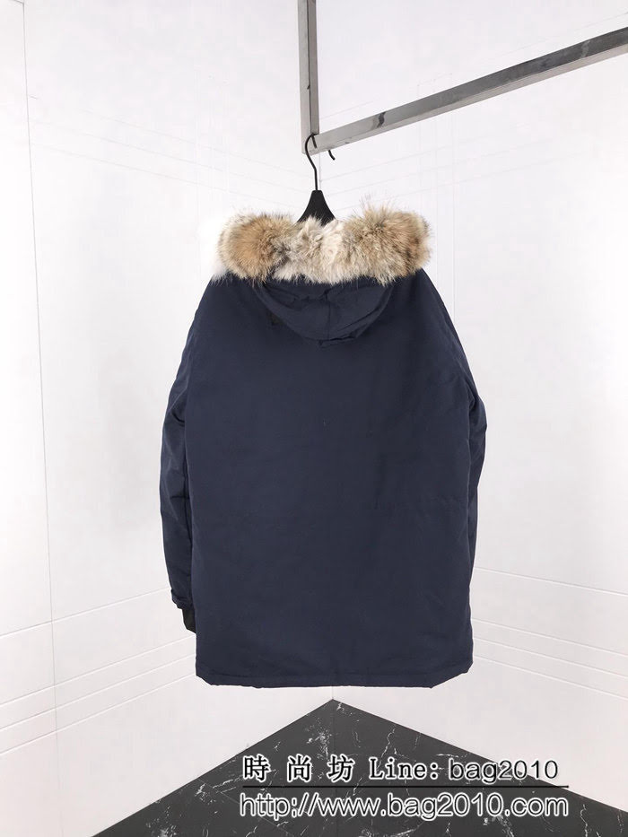 CanadaGoose加拿大鵝 明星同款 胸前章 防寒絨布羽絨服 男女同款 情侶款 ydi1646